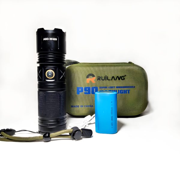 P90 Imported Super Bright Rechargeable Torch