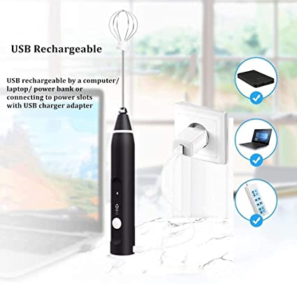 Rechargeable Electric Coffee & Mixer Egg Beater